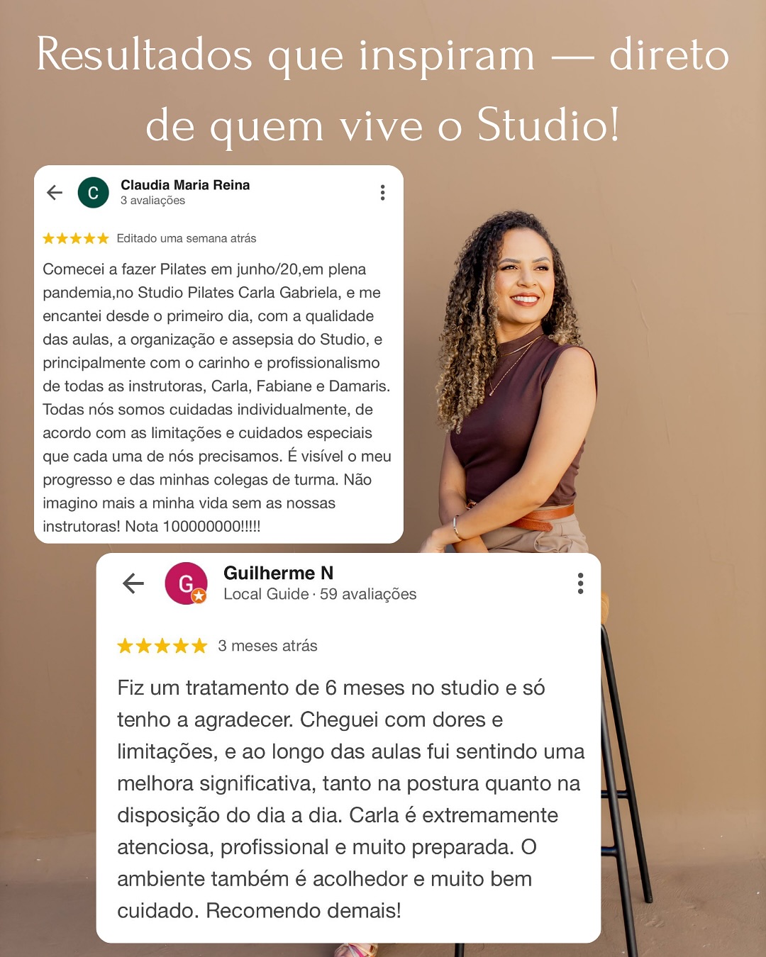 Arrasta pro lado e veja o que nossos clientes dizem sobre nós 🩵Cada feedback é um lembrete de q (1)