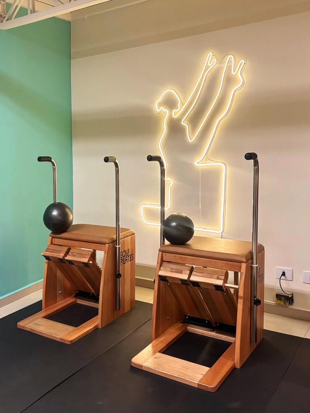 No último post mostrei o projeto.Hoje mostro o resultado ✨O novo Studio de Pilates Carla Gabriel (1)