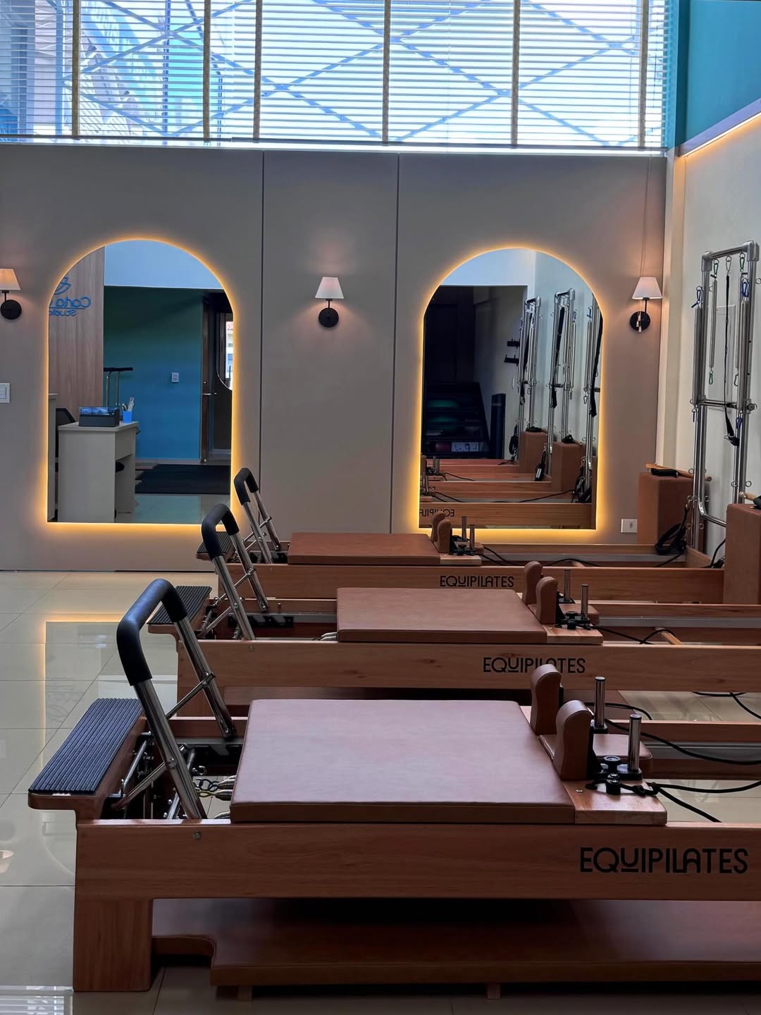 No último post mostrei o projeto.Hoje mostro o resultado ✨O novo Studio de Pilates Carla Gabriel (3)